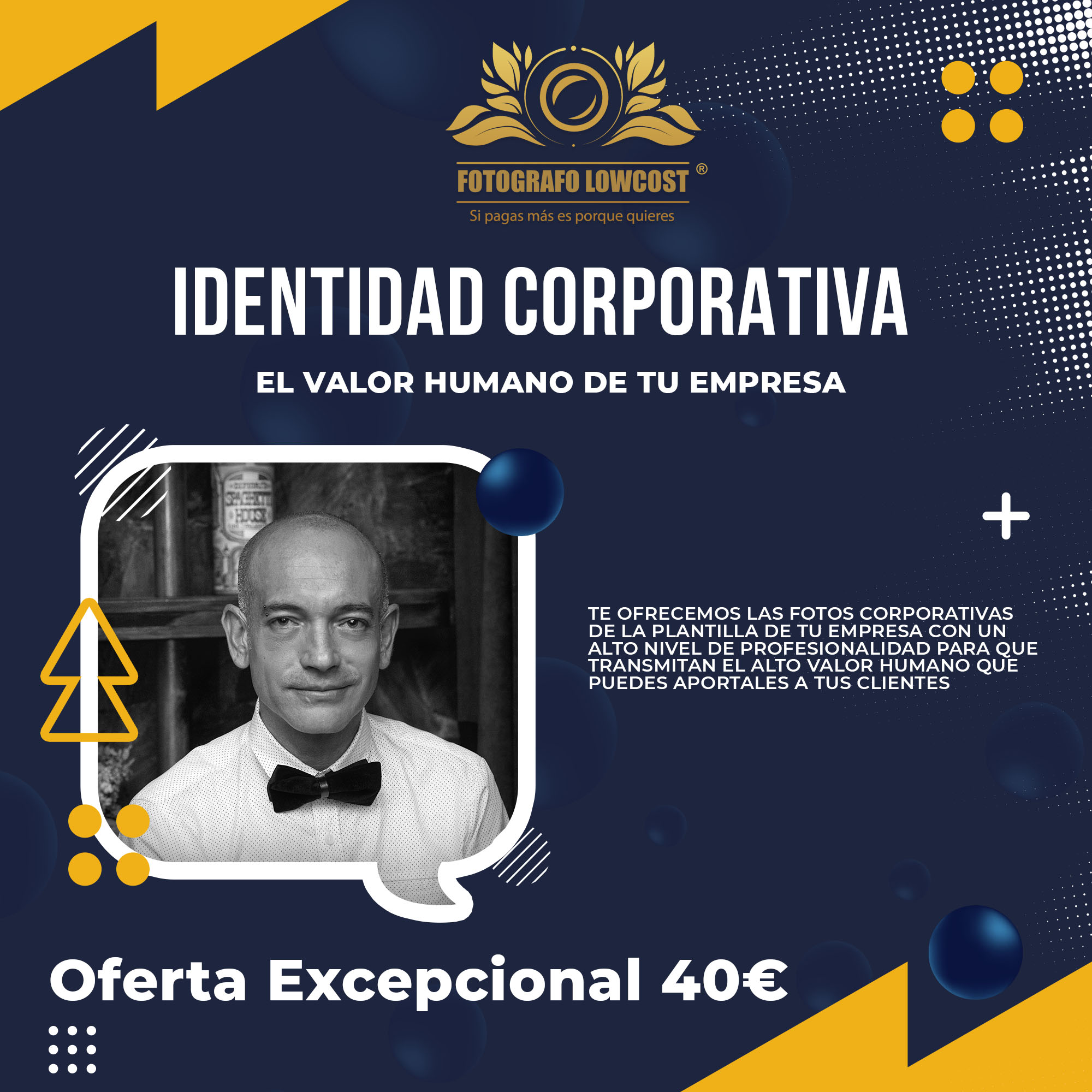 fotografo en identidad corporativa fotograf&iacute;a de plantillas empresariales La Codosera 