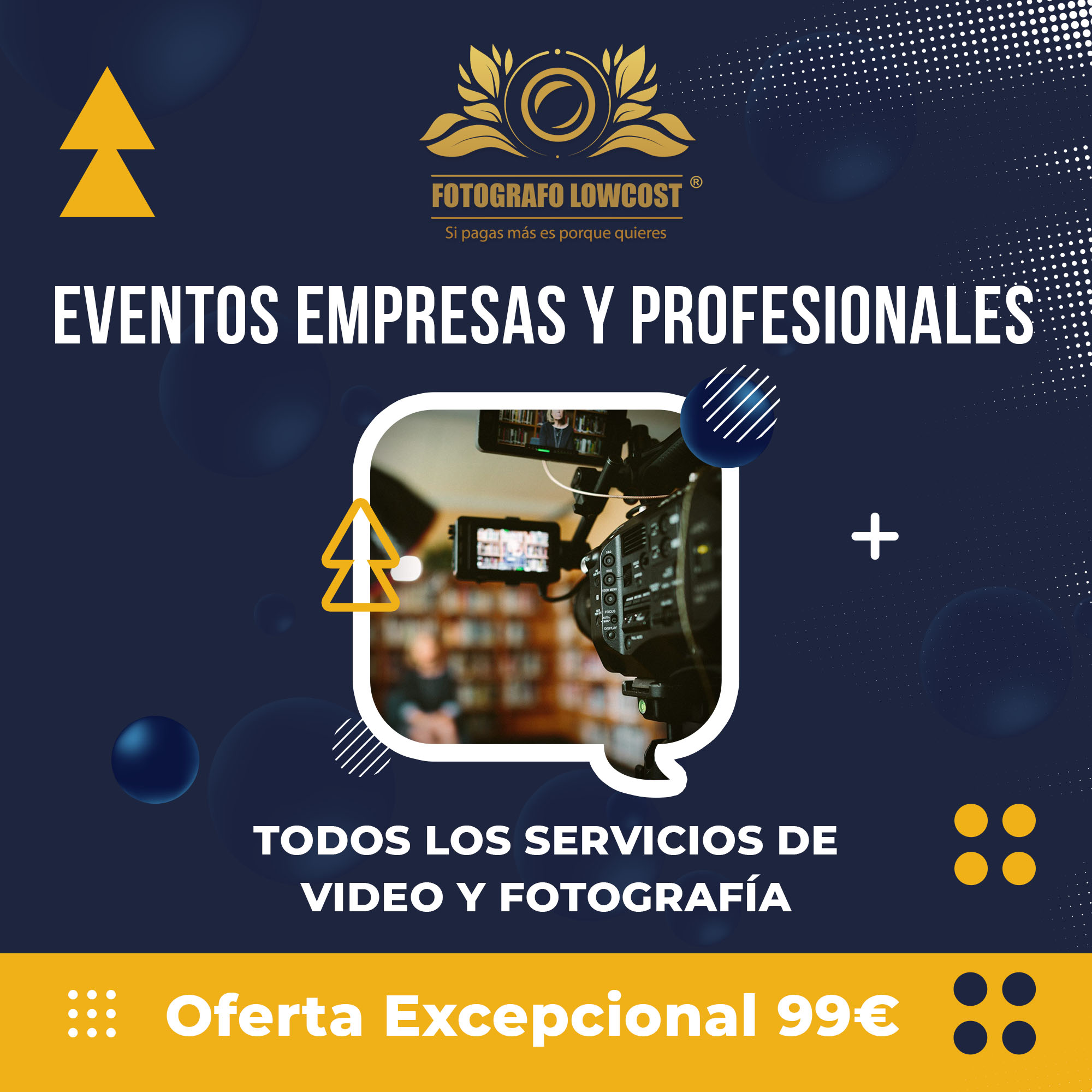fotografo en cobertura medi&aacute;tica de eventos para profesionales Alburquerque 