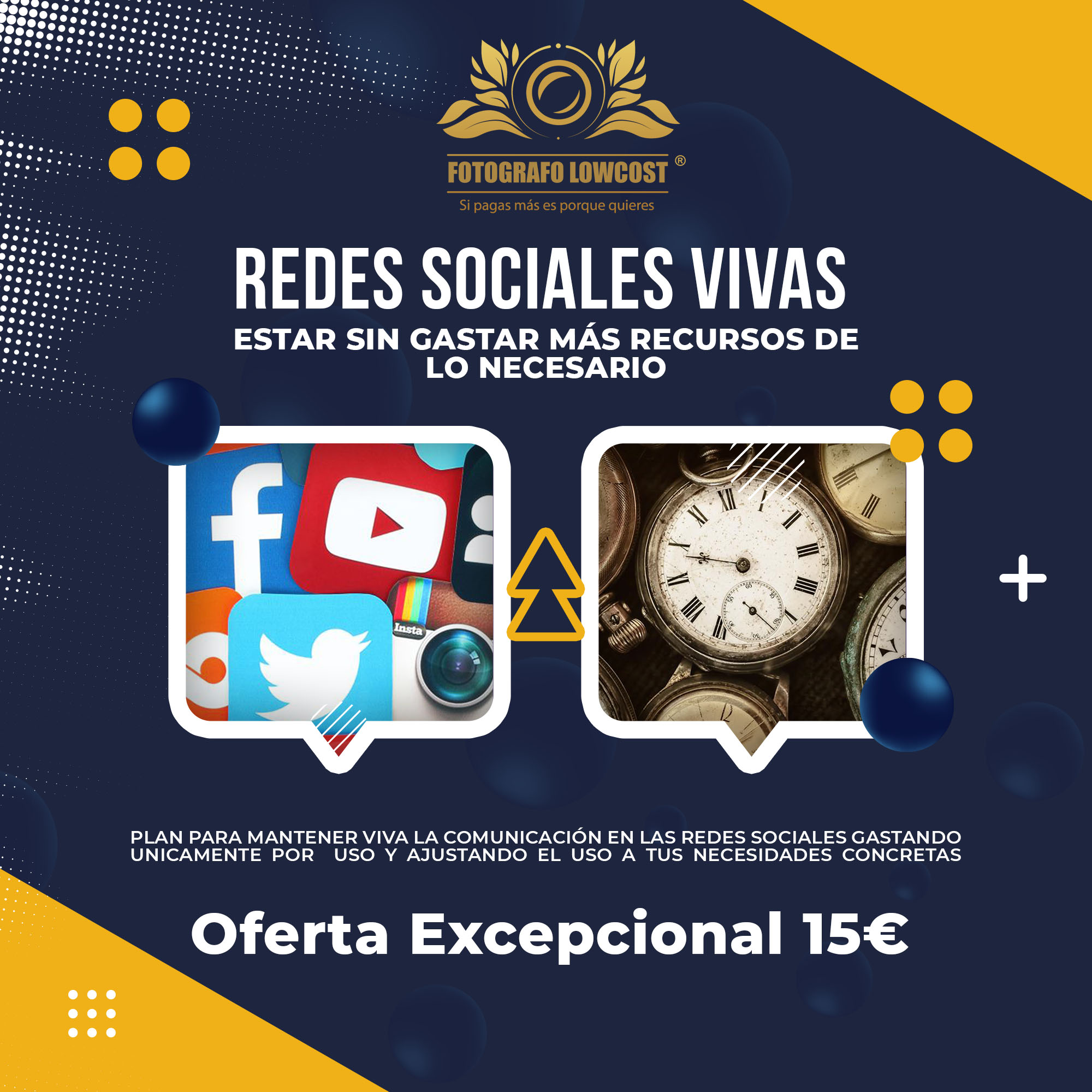 fotografo en gestión de redes sociales low cost La Codosera 